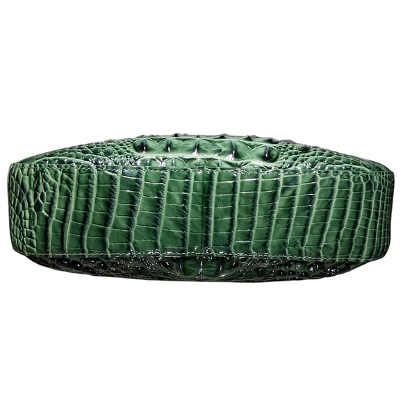 Brahmin Leia Croc Embossed Leather Crossbody Bag - Picture 6 of 11